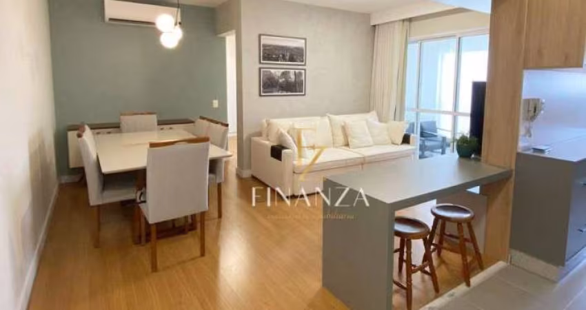 Apartamento com 3 dormitórios para alugar, 84 m² por R$ 6.355,25/mês - Jardim Pompéia - Indaiatuba/SP