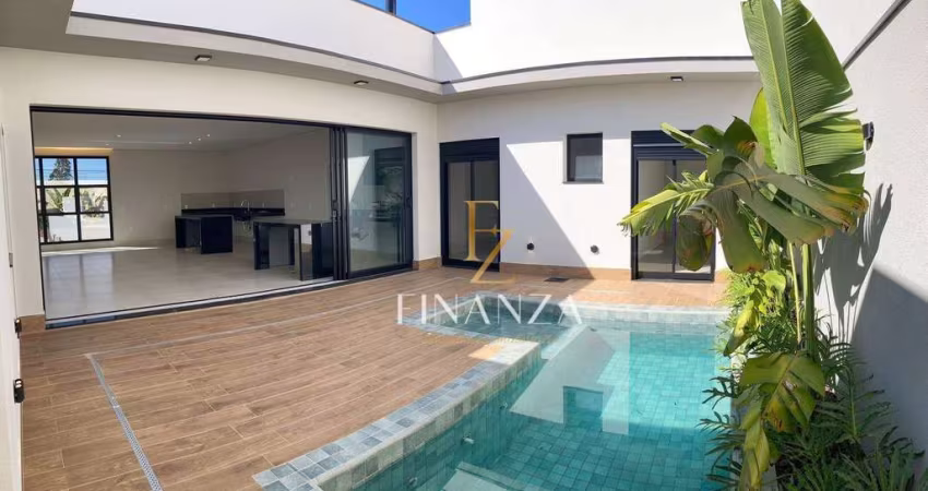 Casa assobradada, 3 suítes, piscina, ótima localização, Cond, Gran Reserve, Indaiatuba  SP