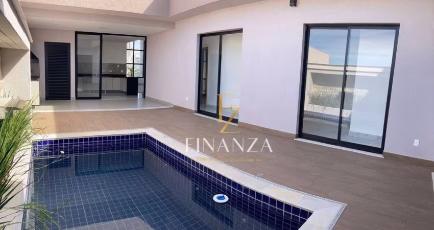 Casa térrea com automação 3 suítes, piscina, cond. Piemonte,  Indaiatuba - SP