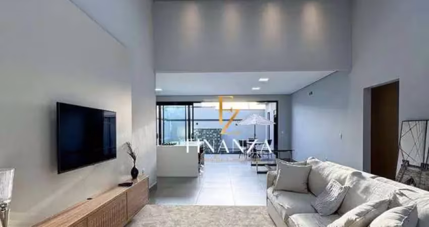 Casa porteira fechada com 3 dormitórios à venda, 185 m² por r$ 1.590.000 - residencial milano - indaiatuba/sp