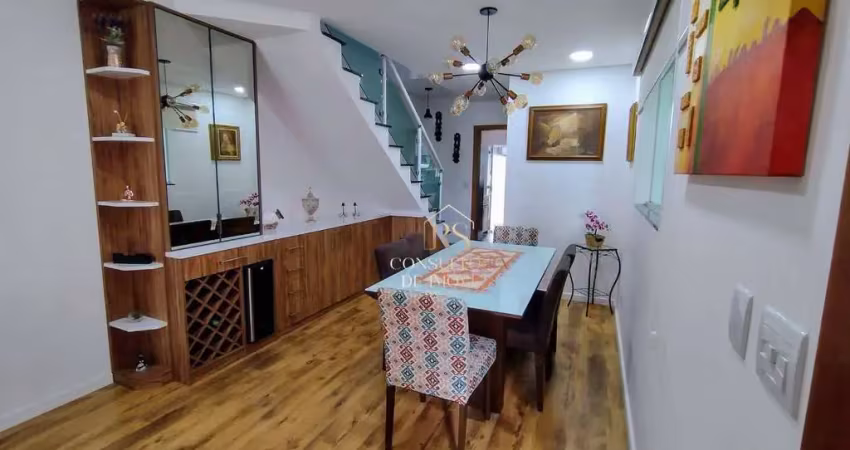 Sobrado com 3 dormitórios à venda, 128 m² por r$ 849.000 - jardim vitória - suzano/sp