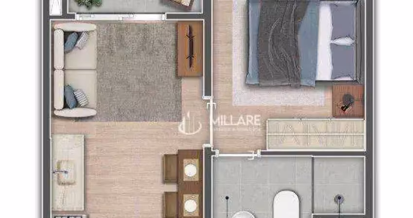 Apartamento com 1 quarto à venda na Avenida Itaboraí, Bosque da Saúde, São Paulo