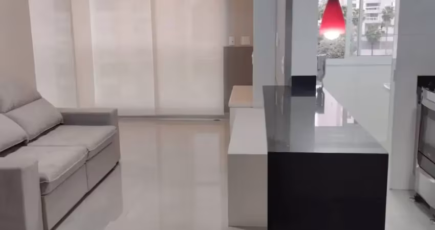 Apartamento mobiliado de alto padrão para locação, 56 m² por r$ 5.000/mês - jardim apolo - são josé dos campos/sp