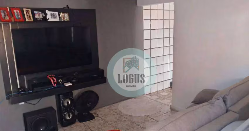 Sobrado com 3 residências e 1 ponto comercial bem distribuída área de 195m², à venda por r$ 430.000 - vila nogueira, diadema/sp