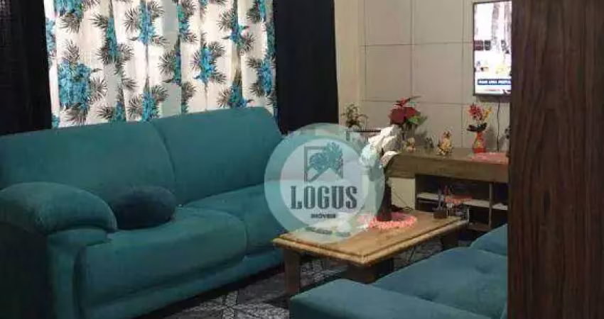 Casa com 6 residências total de área construída 240m², à venda por r$ 640.000 - bairro dos casas, sbc/sp