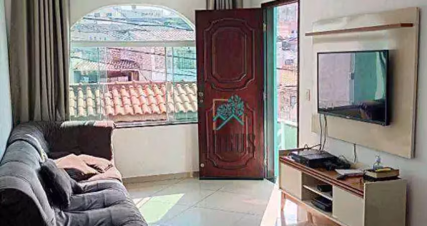 Sobrado de 127,28m² muito bem distribuído, á venda por r$ 550.000 - planalto, sbc / sp