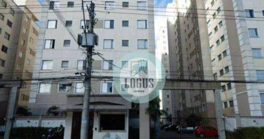 Apartamento com 2 dormitórios à venda, 49 m² por R$ 415.000,00 - Vila Homero Thon - Santo André/SP