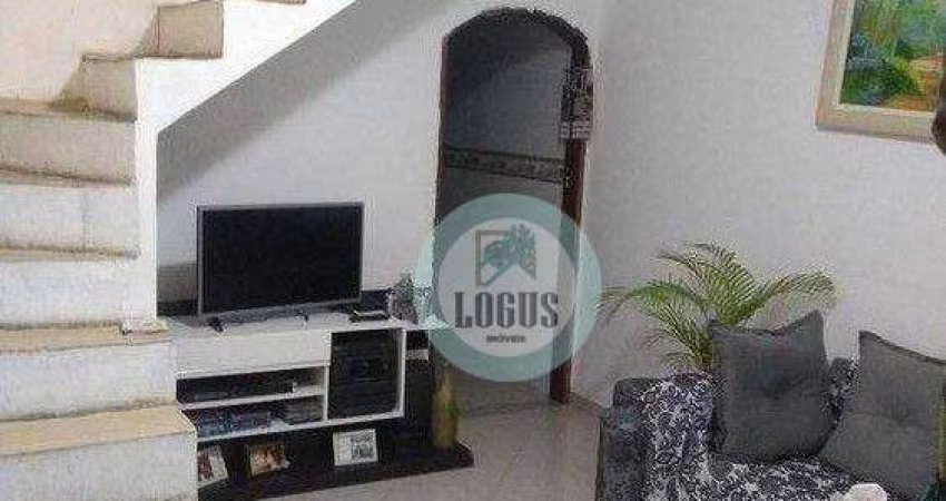 Sobrado com 3 dormitórios à venda, 160 m² por R$ 285.000,00 - Cata Preta - Santo André/SP