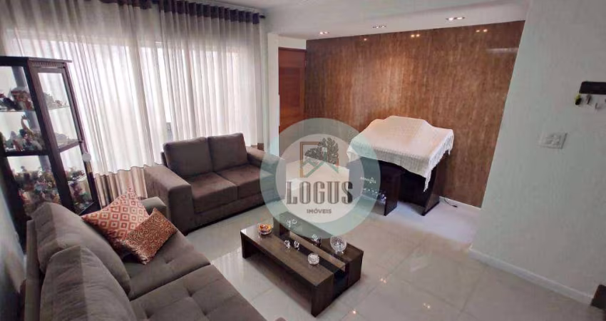 Sobrado IMPECÁVEL com 165m² composto por 3 dormitórios sendo 1 suíte com closet, à venda por R$ 680.000 - Paulicéia, SBC/SP