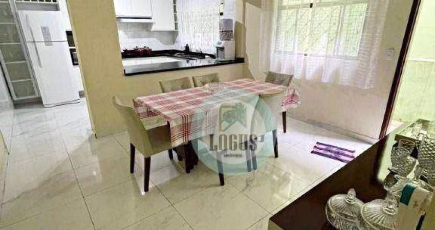 Sobrado com 220m² composto por 3 dormitórios com sendo 3 suíte com closet, à venda por R$ 600.000 - Jardim Ipanema, SBC/SP