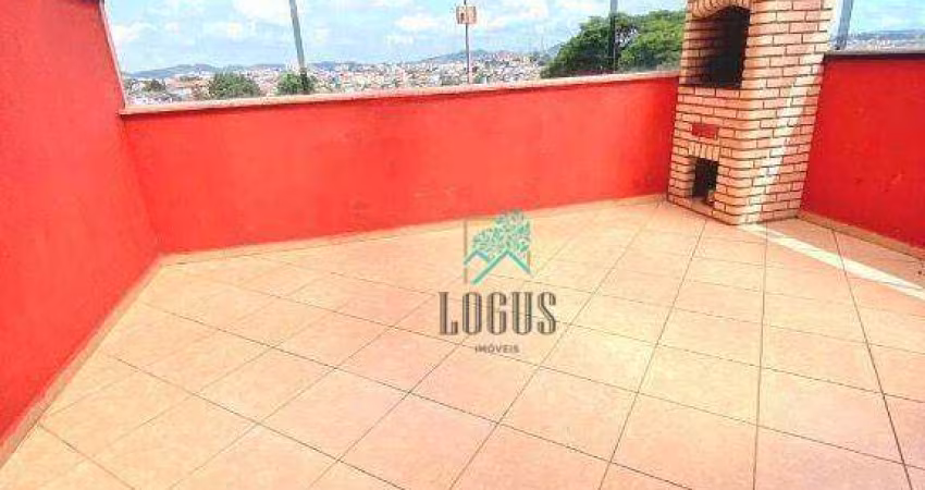 Cobertura com 2 dormitórios à venda, 74 m² por R$ 365.000,00 - Jardim Cristiane - Santo André/SP