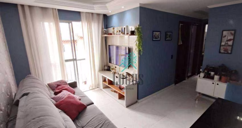 Apartamento IMPECÁVEL!! Com ótima disposição 50m², composto por 2 dormitórios, à venda por R$ 225.000 - Jardim Arco-Íris, Diadema/SP