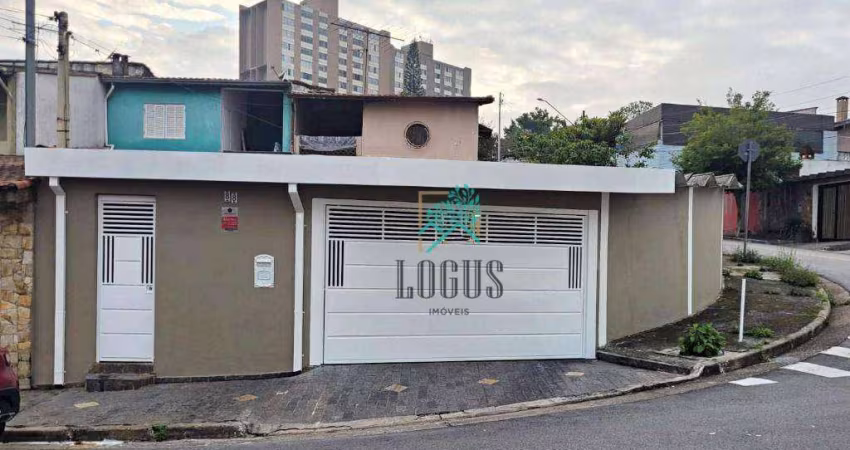 Sobrado com ótima disposição, 274m² de área construída composto por 4 quartos sendo 1 suíte, à venda por R$ 860.000 - Terra Nova, SBC/SP