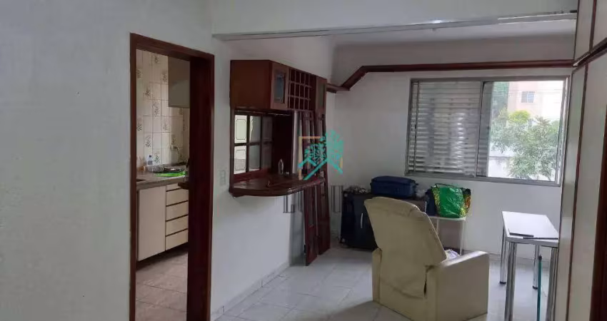 Kitnet com 1 dormitório à venda, 43 m² por r$ 215.000,00 - bairro dos casa - são bernardo do campo/sp