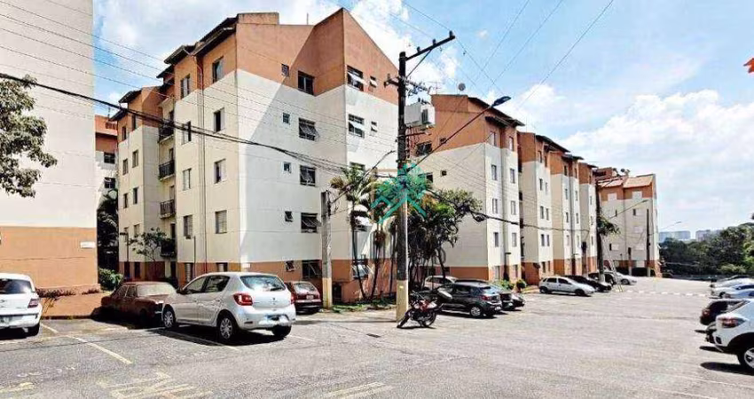 Apartamento todo REFORMADO IMPECÁVEL!! Com ótima disposição 50m², composto por 2 dormitórios, à venda por R$ 225.000 - Jardim Arco Iris, Diadema/SP