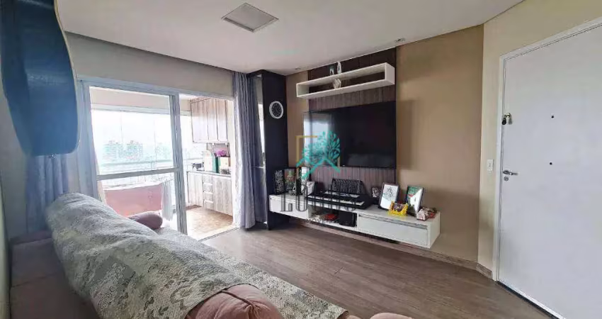 Apartamento impecável com 104m², composto por 3 dormitórios com armários 1 suíte, à venda por r$ 950.000 - centro, sbc/sp