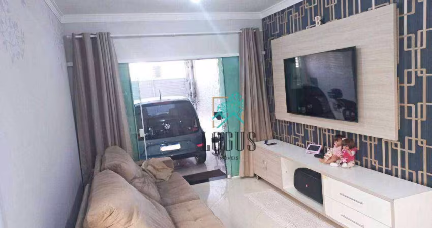 Casa térrea com 75m² de área construída composto por 1 dormitório, à venda por R$ 310.000 - Vila São José, SBC/SP