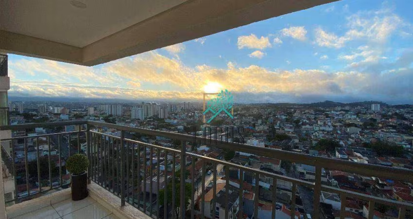 Apartamento IMPECÁVEL com ótima disposição, 55m² com 2 quartos, à venda por R$ 470.000 - Vila Eldízia, Santo André/SP