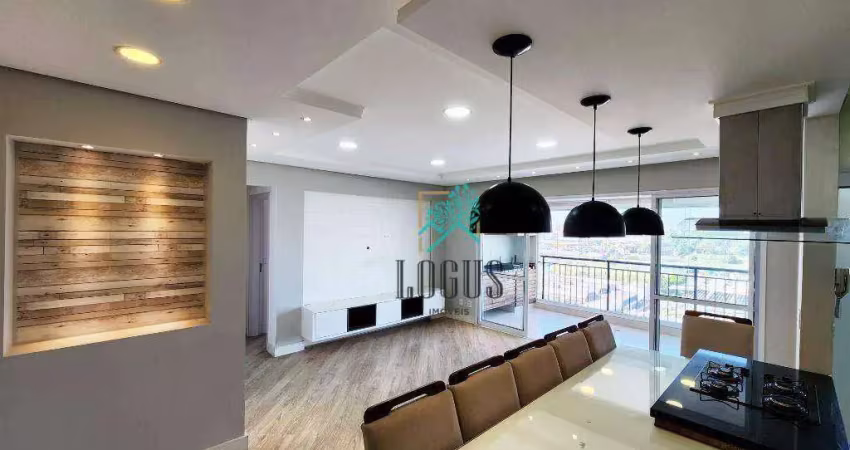 Apartamento no gran village com 81m² composto 2 dormitórios sendo 1 suíte, à venda por r$ 720.000 - independência, sbc/sp
