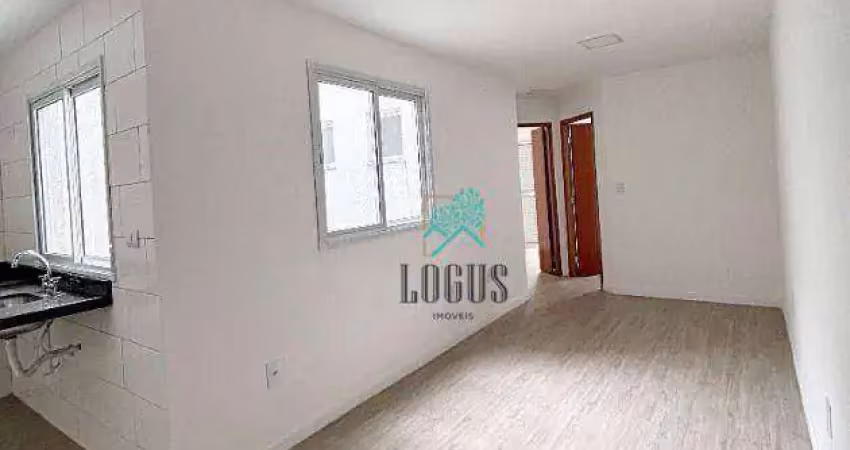 Cobertura com 88m² (44m²+44m²) bem distribuído, composto por 2 dormitórios sendo 1 suíte, à venda por r$ 575.000 - pq. das nações, santo andré/sp