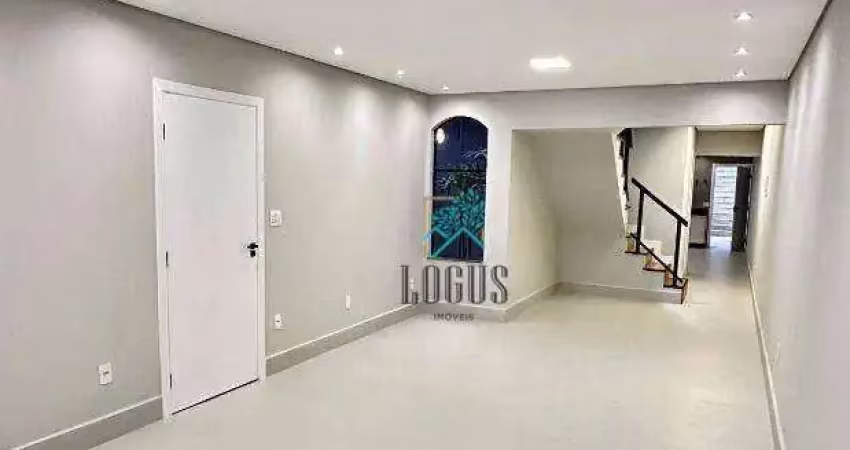 Sobrado alto padrão impecável com 278m² composto por 3 quartos sendo 3 suítes, à venda por r$ 1.200.000 - vila pires, santo andré/sp