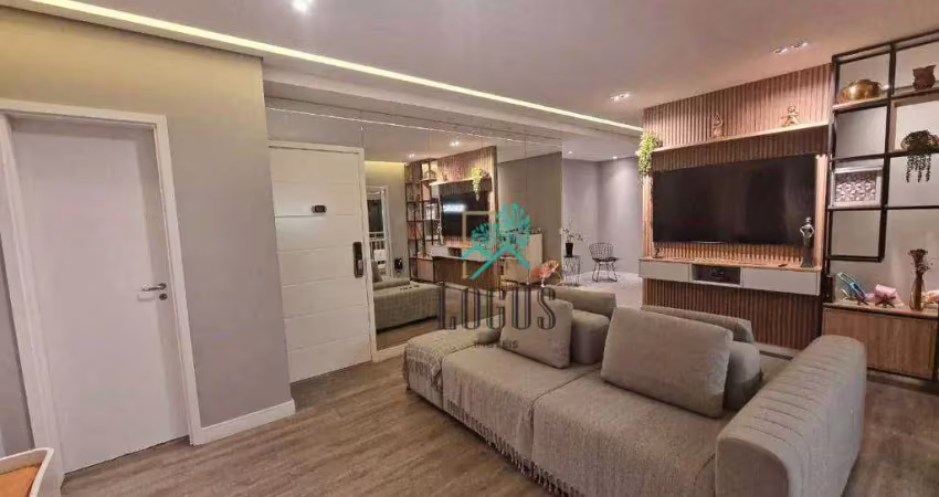 Apartamento condomínio helbor family garden de 127m², composto por 2 quartos sendo 2 suítes, à venda por r$ 1.330.000 - chácara inglesa, sbc/sp