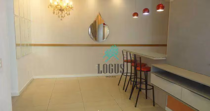 Apartamento semi-mobiliado com 2 dormitórios, 56 m² - venda por r$ 450.000 ou aluguel por r$ 3.350/mês - planalto - são bernardo do campo/sp
