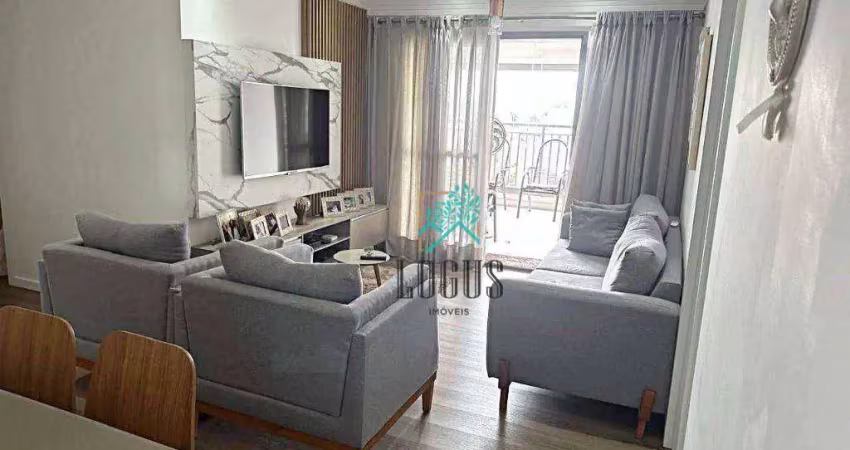 Apartamento impecável com ótima disposição 108m², composto por 3 dormitórios sendo 3 suítes, à venda por r$ 1.220.000 - vila gilda, santo andré/sp