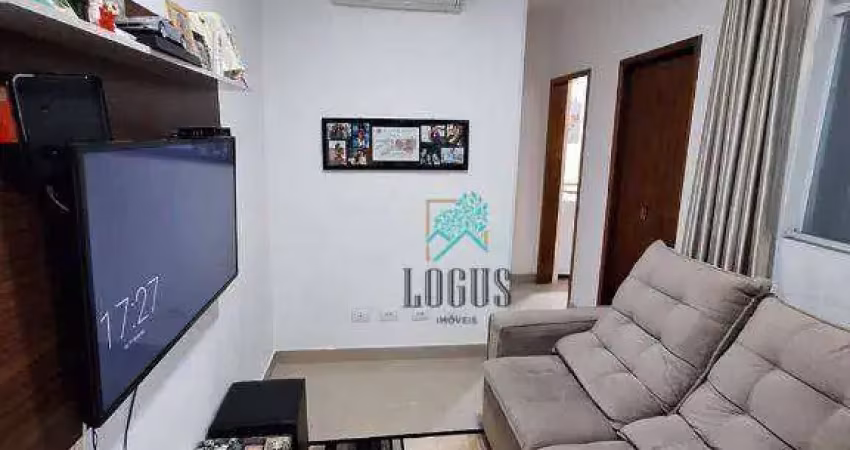 Cobertura com 2 dormitórios à venda, 100 m² por r$ 620.000,00 - jardim paraíso - santo andré/sp