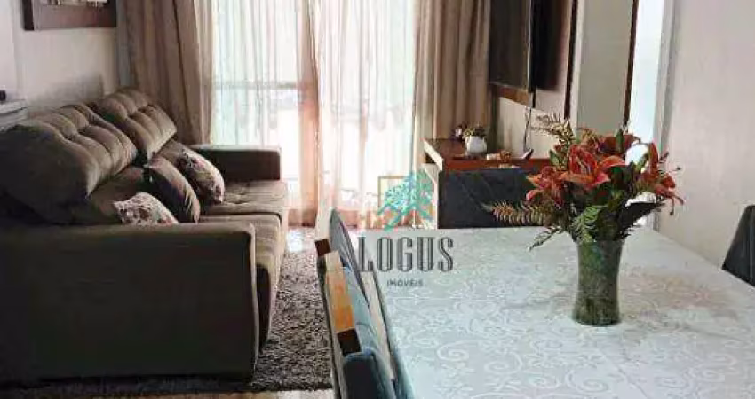 Apartamento impecável com ótima disposição 60m² composto por 2 dormitórios sendo 1 suíte, à venda por r$ 318.000 - vila jerusalém, sbc/sp