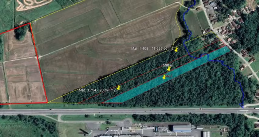 Terreno à venda na Avenida Paraná, Distrito Industrial Sul, Garuva