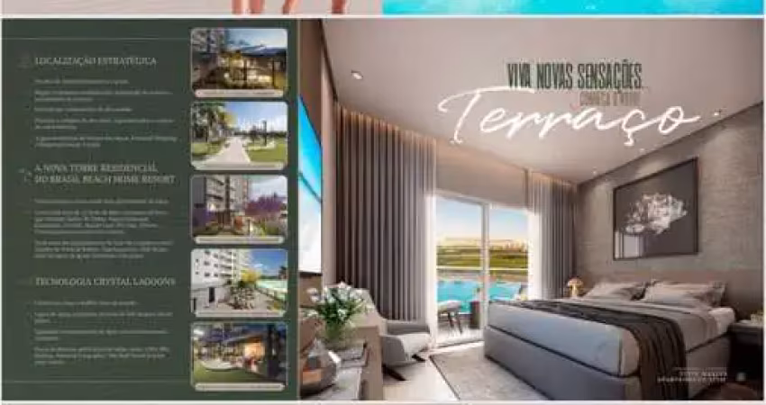 Vendo agio terraço brasil beach - 138 metros - saldo devedor 720.000, 138m², ribeirão do lipa, cuia