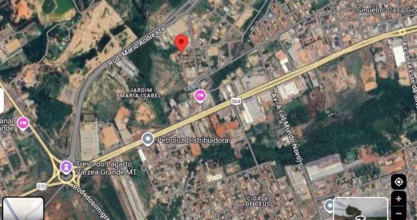 Terreno à venda, loteamento maria isabel santa isabel, várzea grande, mt
