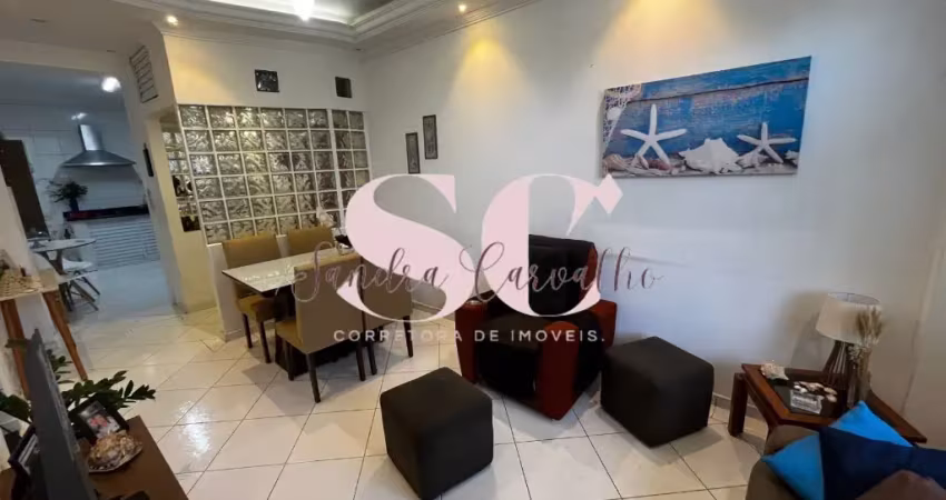 Apartamento térreo mobiliado  – frente mar – embaré, santos/sp