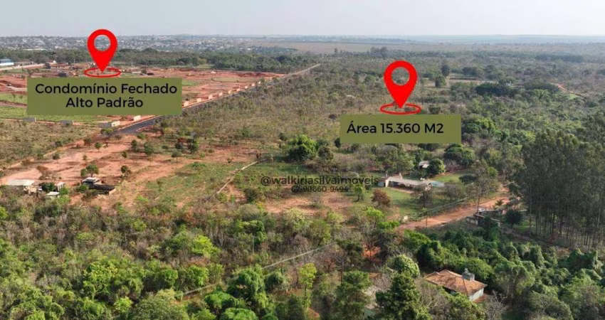Área 15.360m² - 700m do condomínio Lieu Unique