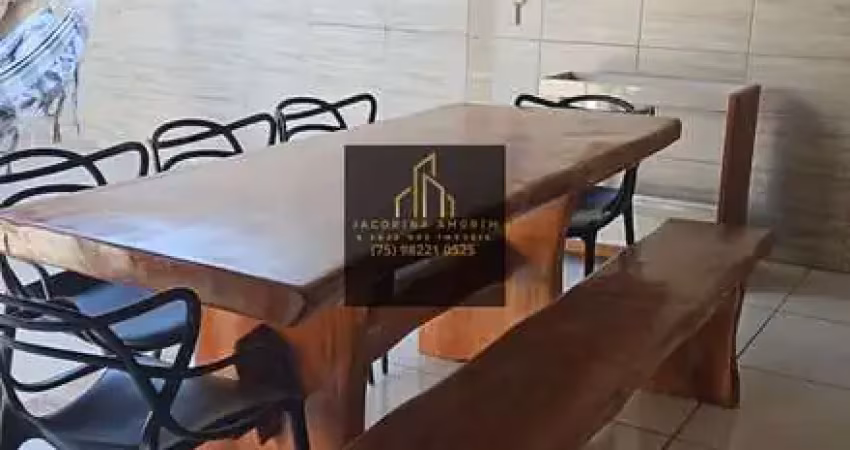 Casa térrea na fraga maia totalmente mobiliada em rua com segurança 24h