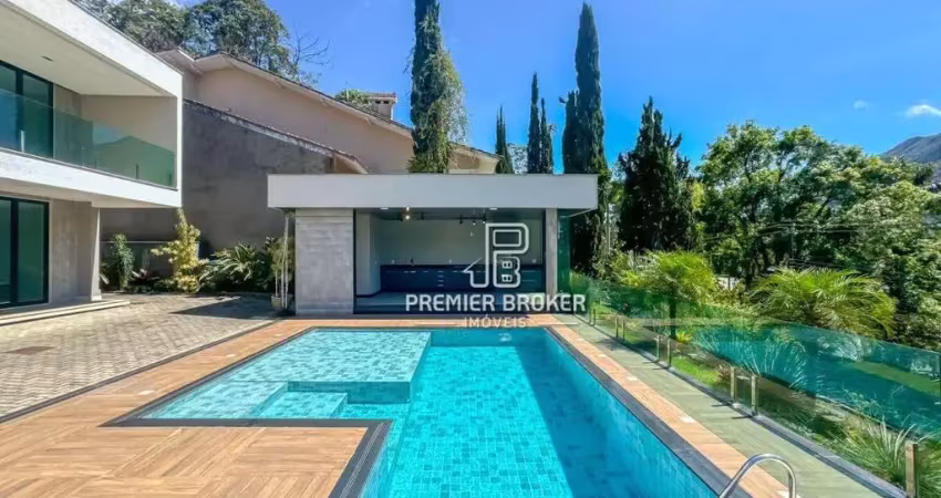 Casa à venda, 500 m² por r$ 4.800.000,00 - carlos guinle - teresópolis/rj