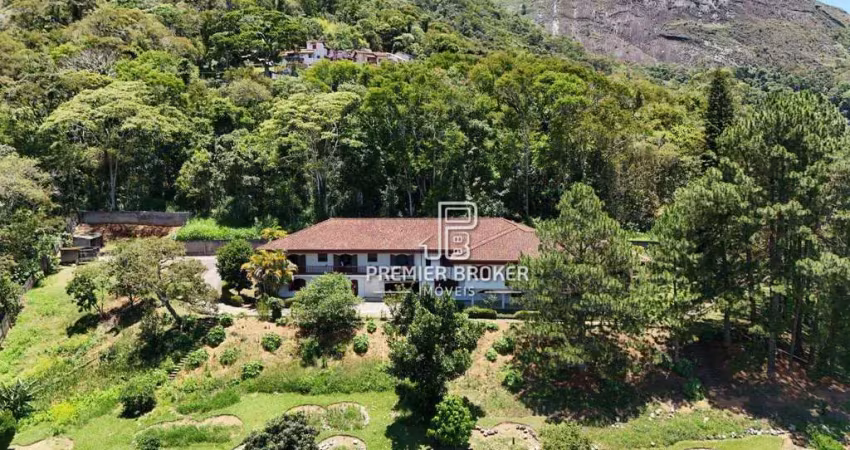 Casa à venda, 733 m² por r$ 4.000.000,00 - iucas - teresópolis/rj