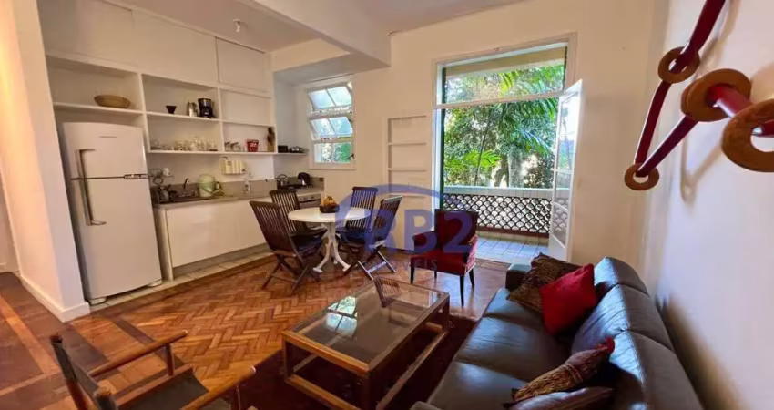 Apartamento raro em copacabana em meio a natureza à venda, 60 m² por r$ 1.100.000 - copacabana - rio de janeiro/rj