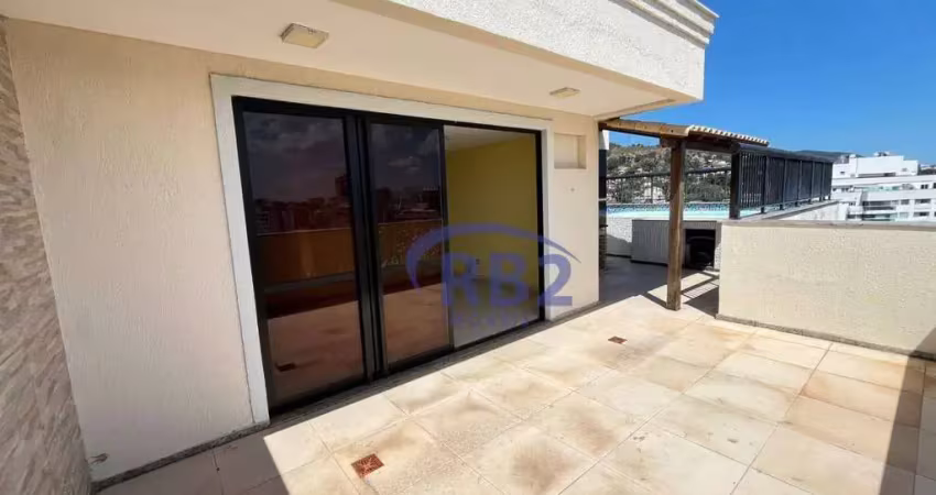 Cobertura linear com vista livre e panorâmica com 3 quartos sendo 1 suítes e 2 vagas fixas