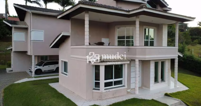 Casa com 3 dormitórios à venda, 325 m² por r$ 2.275.000,00 - condomínio jardim das palmeiras - bragança paulista/sp