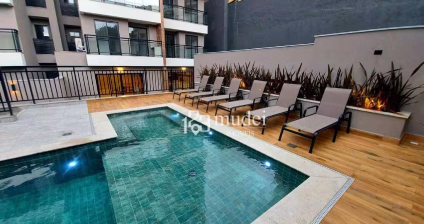Apartamento com 1 dormitório para alugar, 54 m² por R$ 3.540,00/mês - Jardim Do Sul - Bragança Paulista/SP