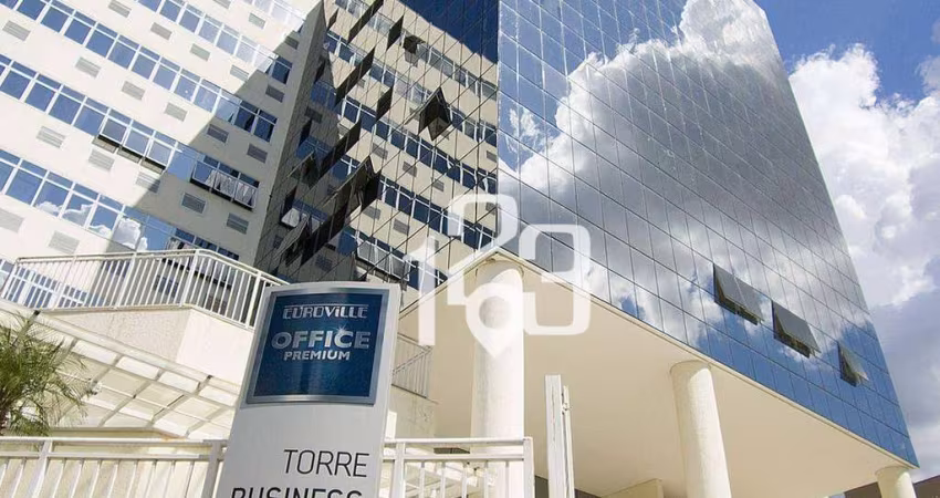 Sala, 85 m² - venda por R$ 699.000,00 ou aluguel por R$ 5.630,00/mês - Euroville Office Premium - Bragança Paulista/SP