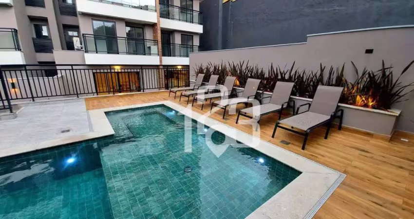 Apartamento próximo a usf com 1 dormitório para alugar, 41 m² por r$ 3.050/mês - jardim do sul - bragança paulista/sp