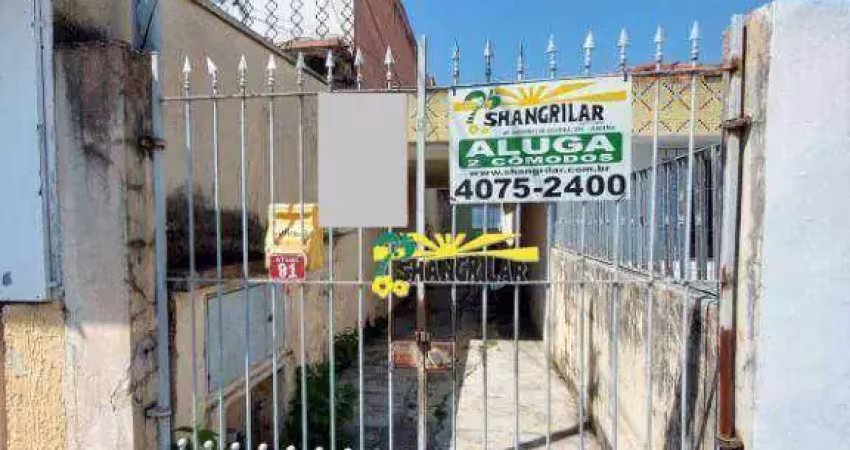 Casa com 1 dormitório para alugar, 30 m² por r$ 850,00/mês - vila dos campeões - diadema/sp
