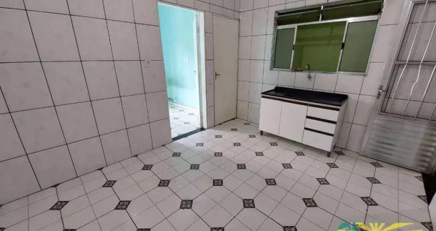Casa com 1 dormitório para alugar, 40 m² por r$ 800,00/mês - piraporinha - diadema/sp