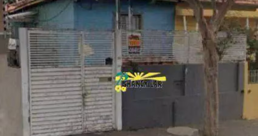 Terreno à venda com 2 casas antigas, 173 m² por r$ 615.000 - vila caminho do mar - são bernardo do campo/sp
