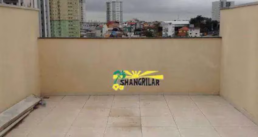 Cobertura com 2 dormitórios à venda, 148 m² por r$ 590.000 - vila valparaíso - santo andré/sp