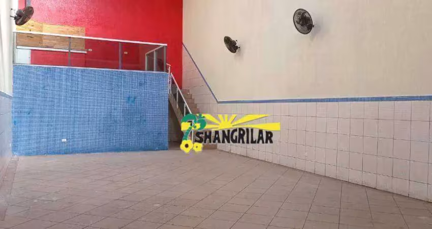 Salão para alugar, 210 m² por r$ 7.177,00/mês - vila américa - santo andré/sp
