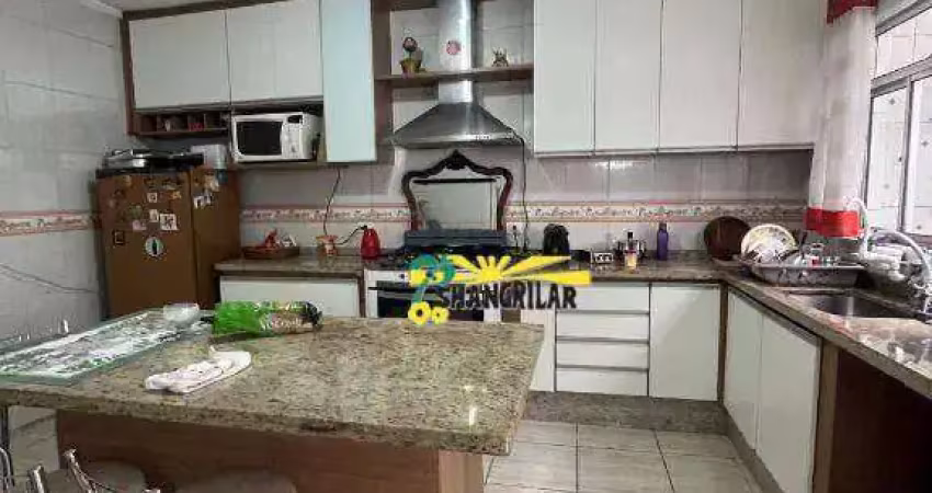 Excelente sobrado com 2 dormitórios e 1 escritório com banheiroe à venda, 177 m² - por r$ 690.000 - vila são josé - diadema/sp